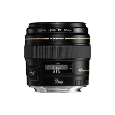 Canon EF 85mm f/1.8 USM Medium Telephoto Lens for Canon SLR Cameras – Black