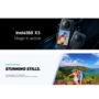 Insta360 X3 Action Camera, 1/2" Sensor, 5.7K 360 Capture, Optical Zoom 3X, 72 MP 360 Photo, 4K Single Lens Mode, Black